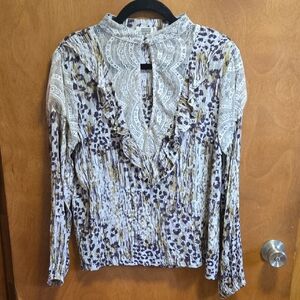 Gimmick's Leopard Print Blouse L